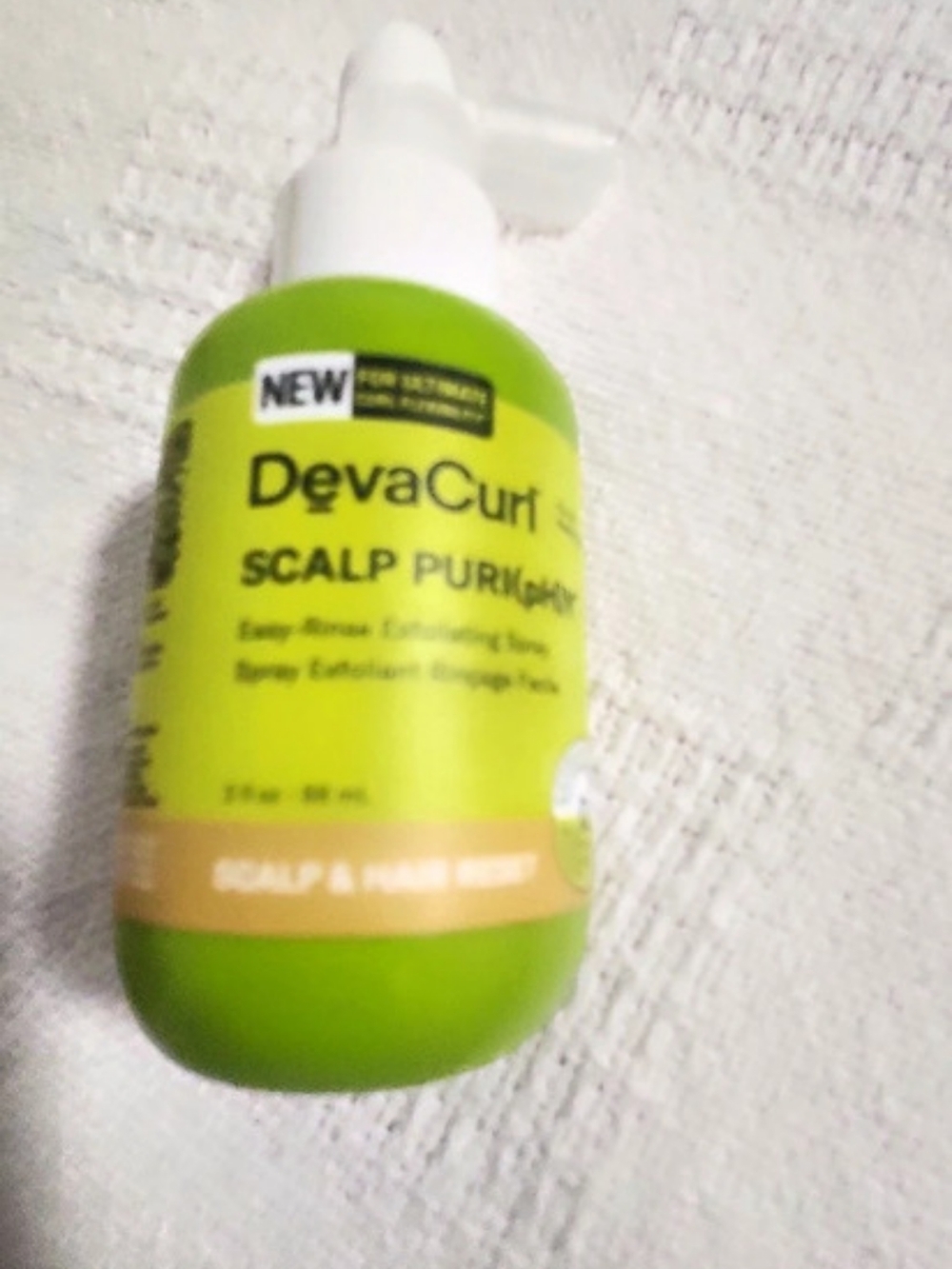 DevaCurl Scalp Puri(pH)y Easy-Rinse Exfoliating Spray Scalp Treatment Green
